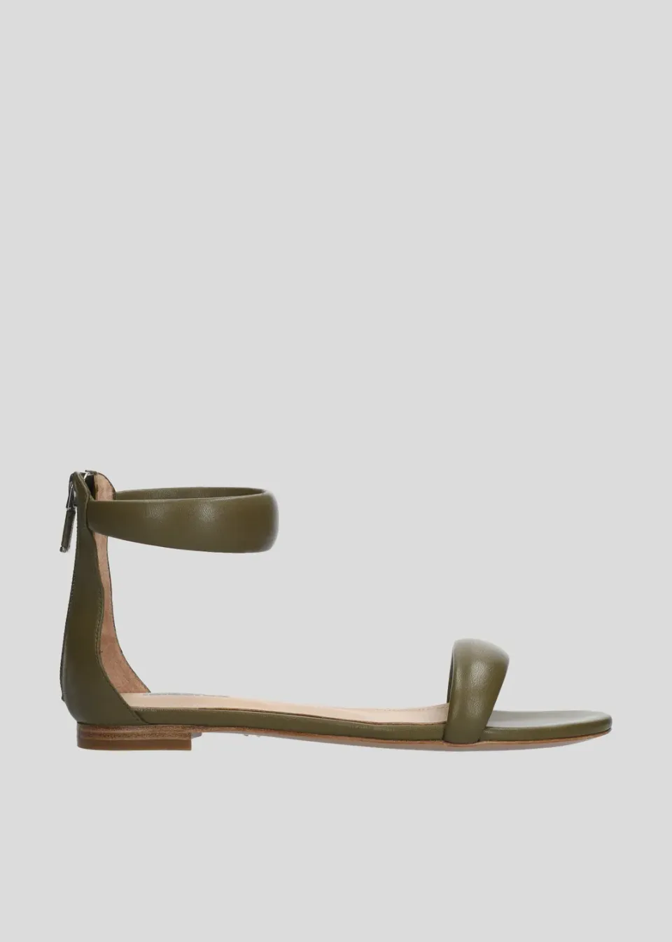Lola Cruz Amy sandales plates kaki 35-42