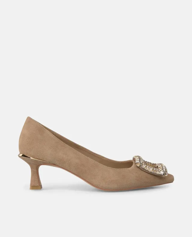 Alma en Pena I250504 escarpins camel cuir talon 6 cm
