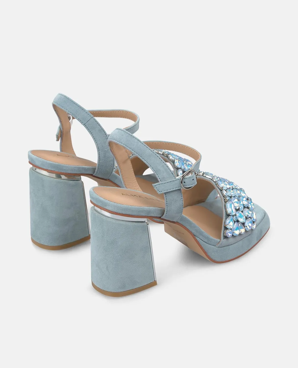 Alma en Pena V250792 sandale bleue talon 8,5 cm