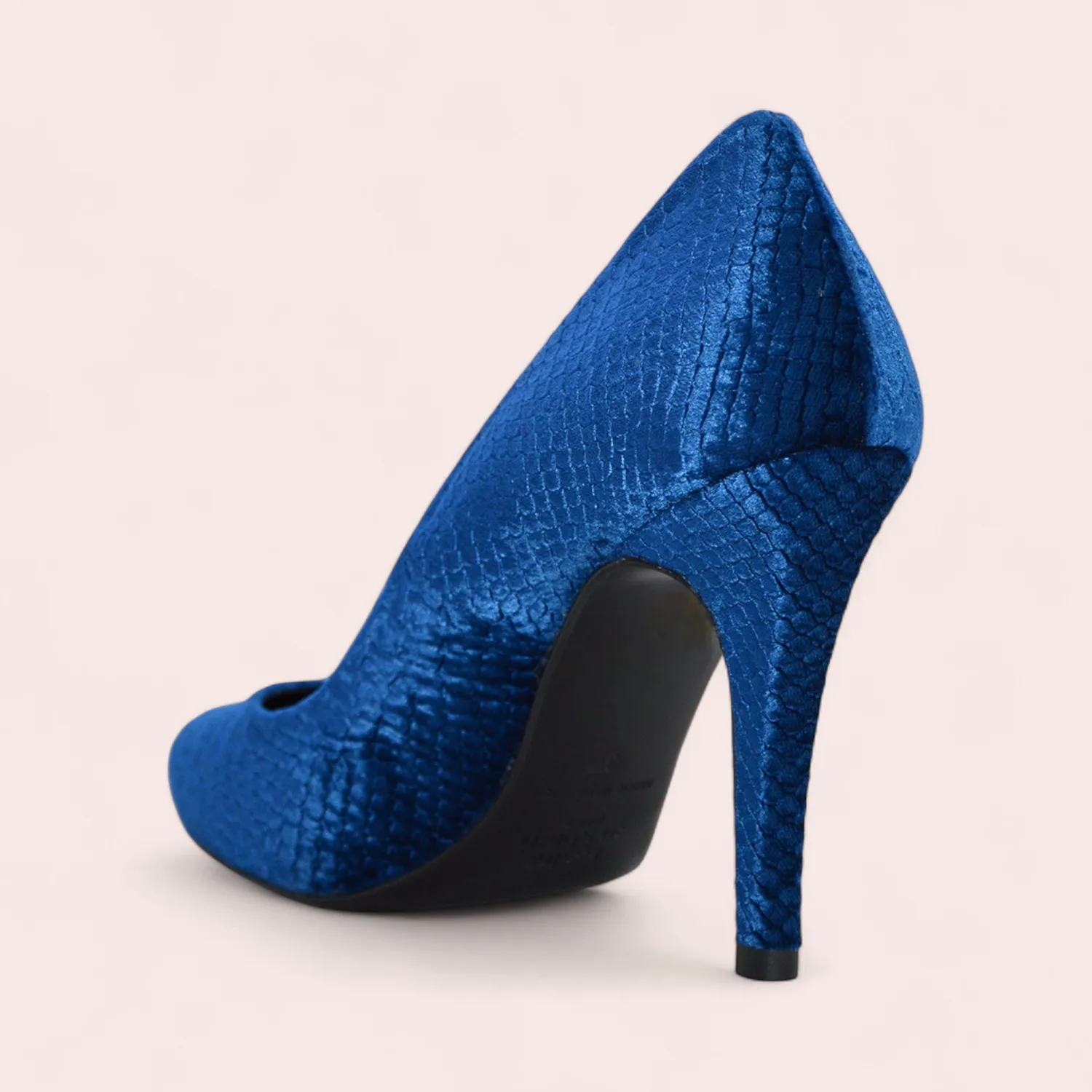 Karine Arabian Pump escarpins python bleu 36 talon 100mm
