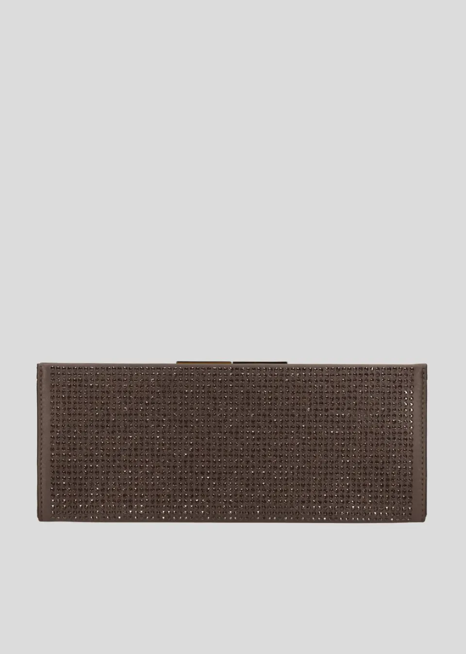 Lola Cruz Écla pochette marron cuir véritable