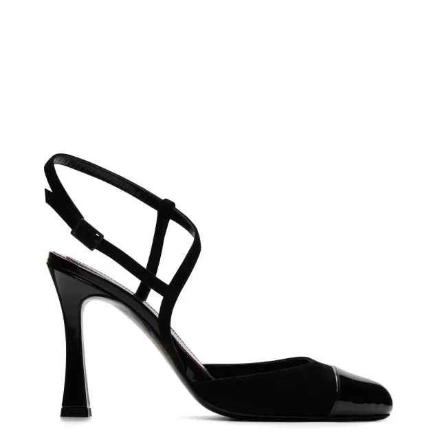 Maison Ernest Ariane 95 escarpin noir cuir vernis
