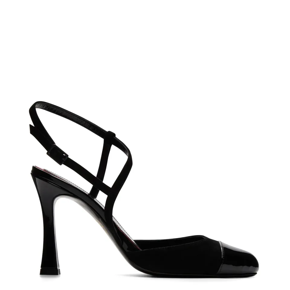 Maison Ernest Ariane 95 escarpin noir cuir vernis