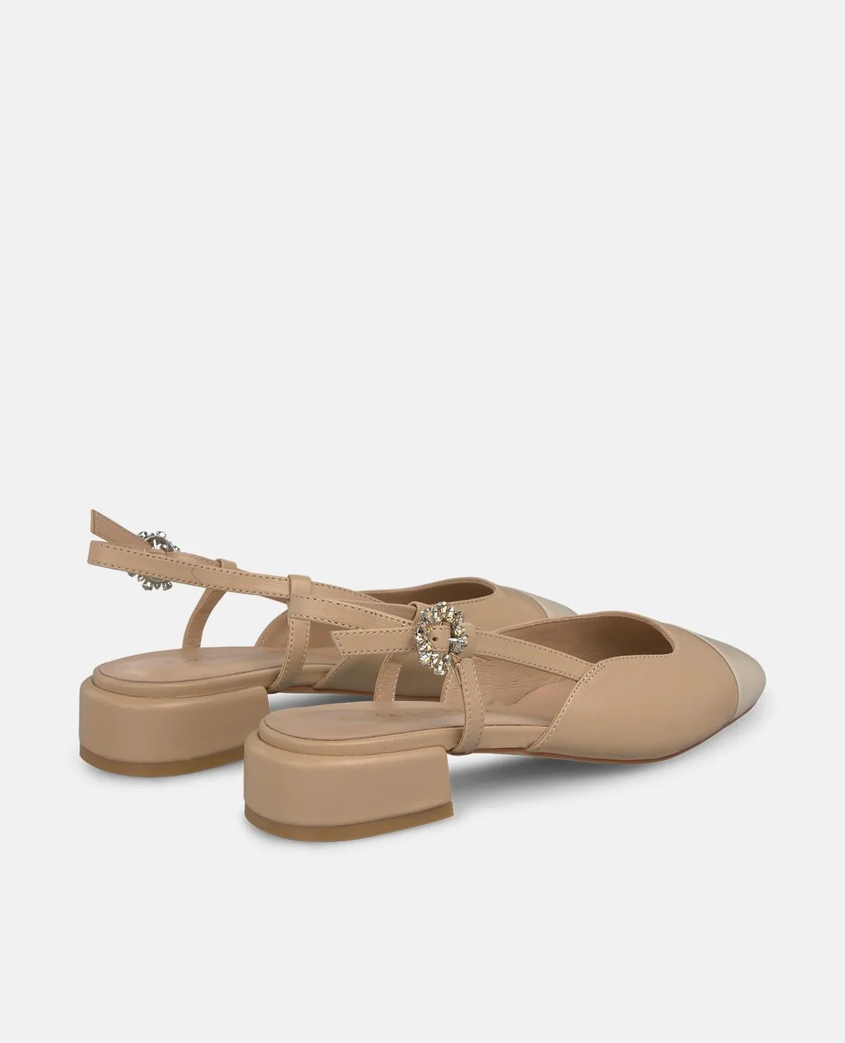 Alma en Pena V261180 chaussures sable talon 3 cm