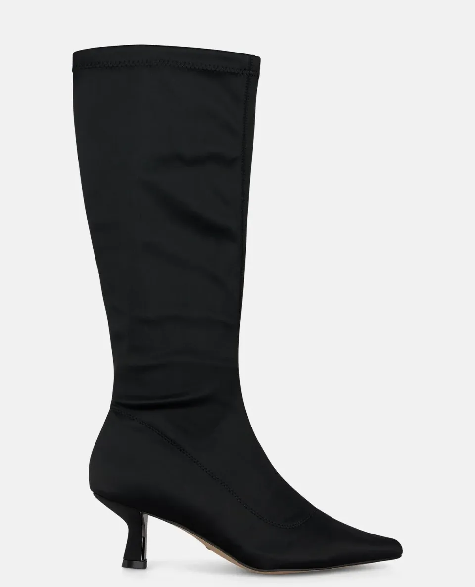 Alma en Pena I260394 bottes lycra noires talon 5,5 cm