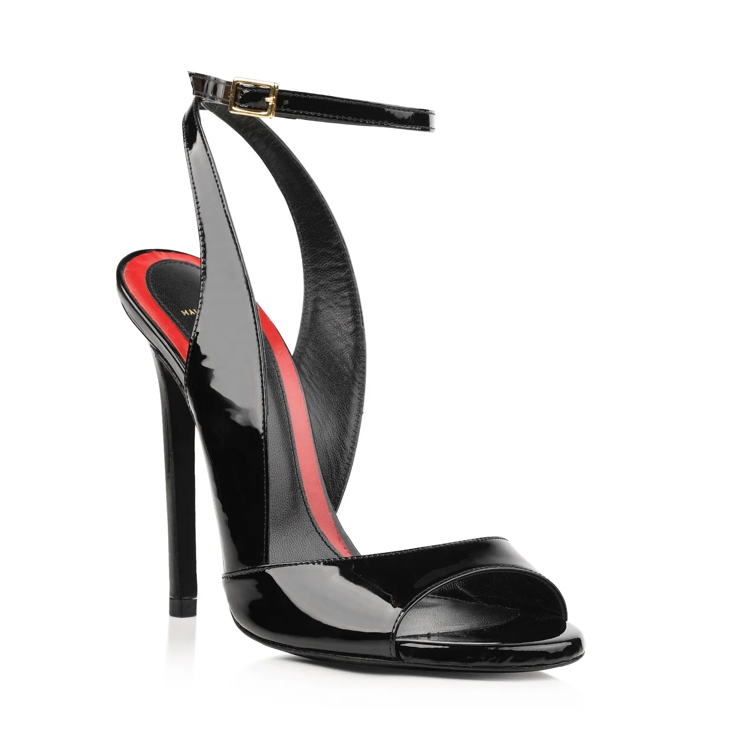 Maison Ernest Flavien 120 sandales noir cuir vernis