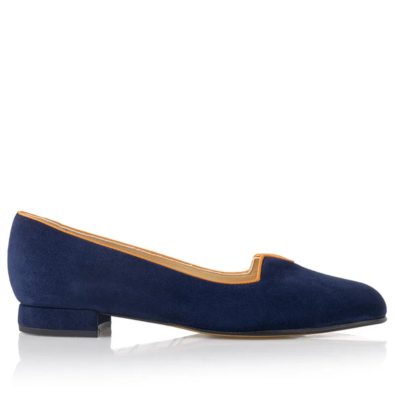 Bégum Paris Olympe ballerines havane velours 1,5 cm