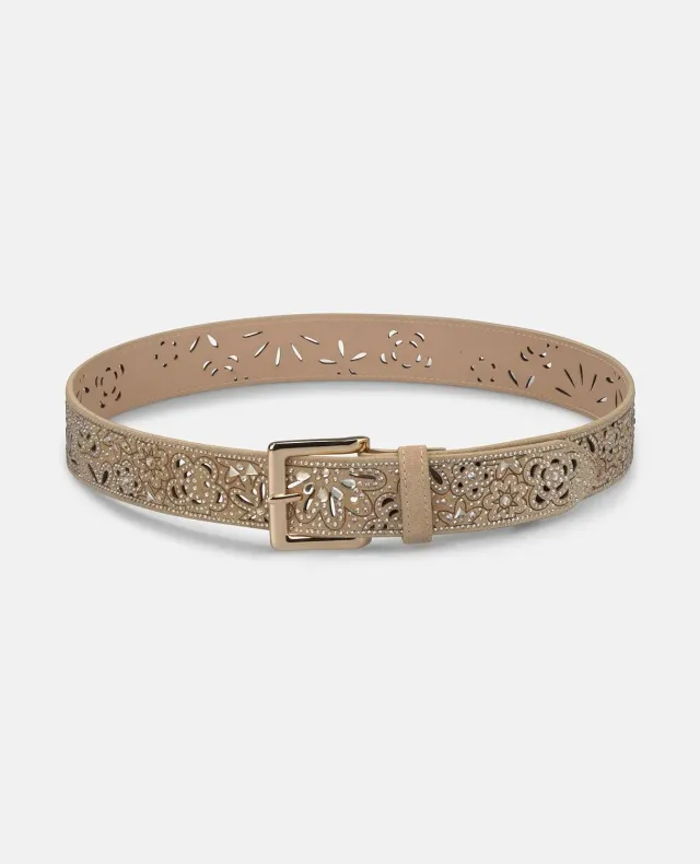Alma en Pena V26CT010 ceinture cuir marron 4 cm