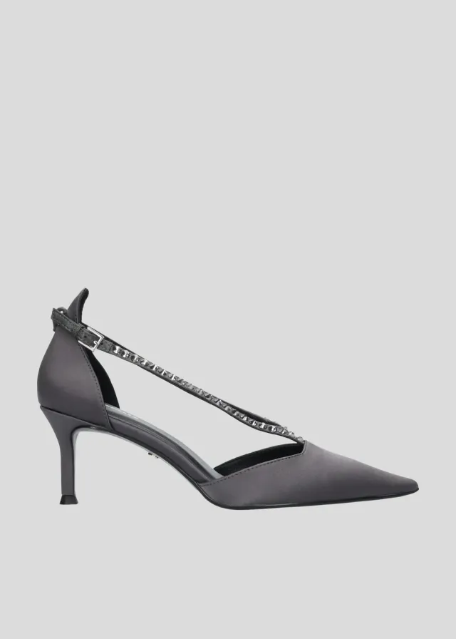Lola Cruz Mirabella Pumps 65 escarpins gris talon 6,5 cm