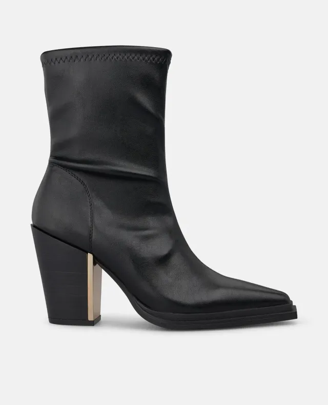 Alma en Pena I260790 bottines à talon noir effet daim