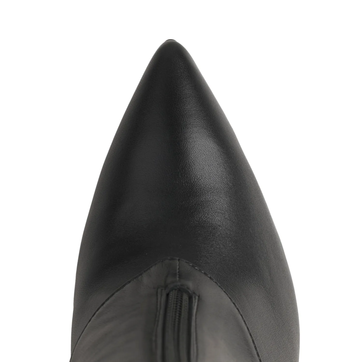 Maison Ernest Legend 100 bottines noires cuir mat guêtres 10 cm