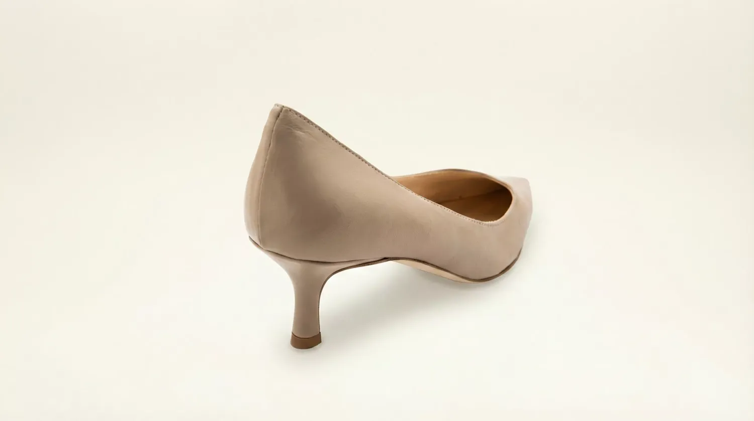 Matteo Pitti Penny 50 escarpins taupe kitten heel