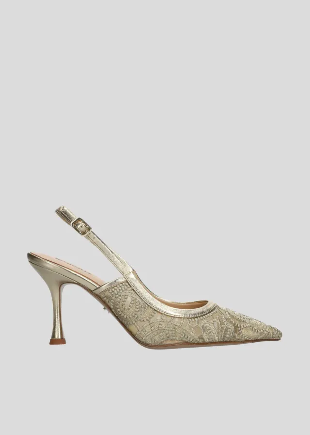 Lola Cruz Grace Pump 85 escarpins or talon 8,5 cm