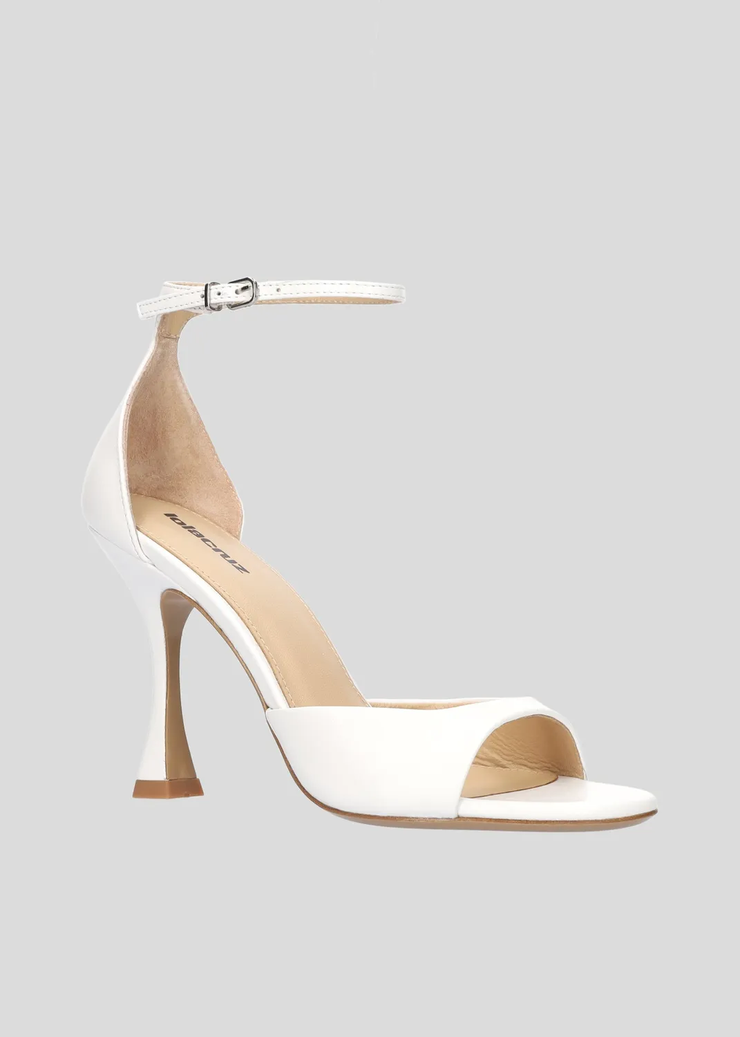 Lola Cruz Kumala 95 sandales à talons blanc
