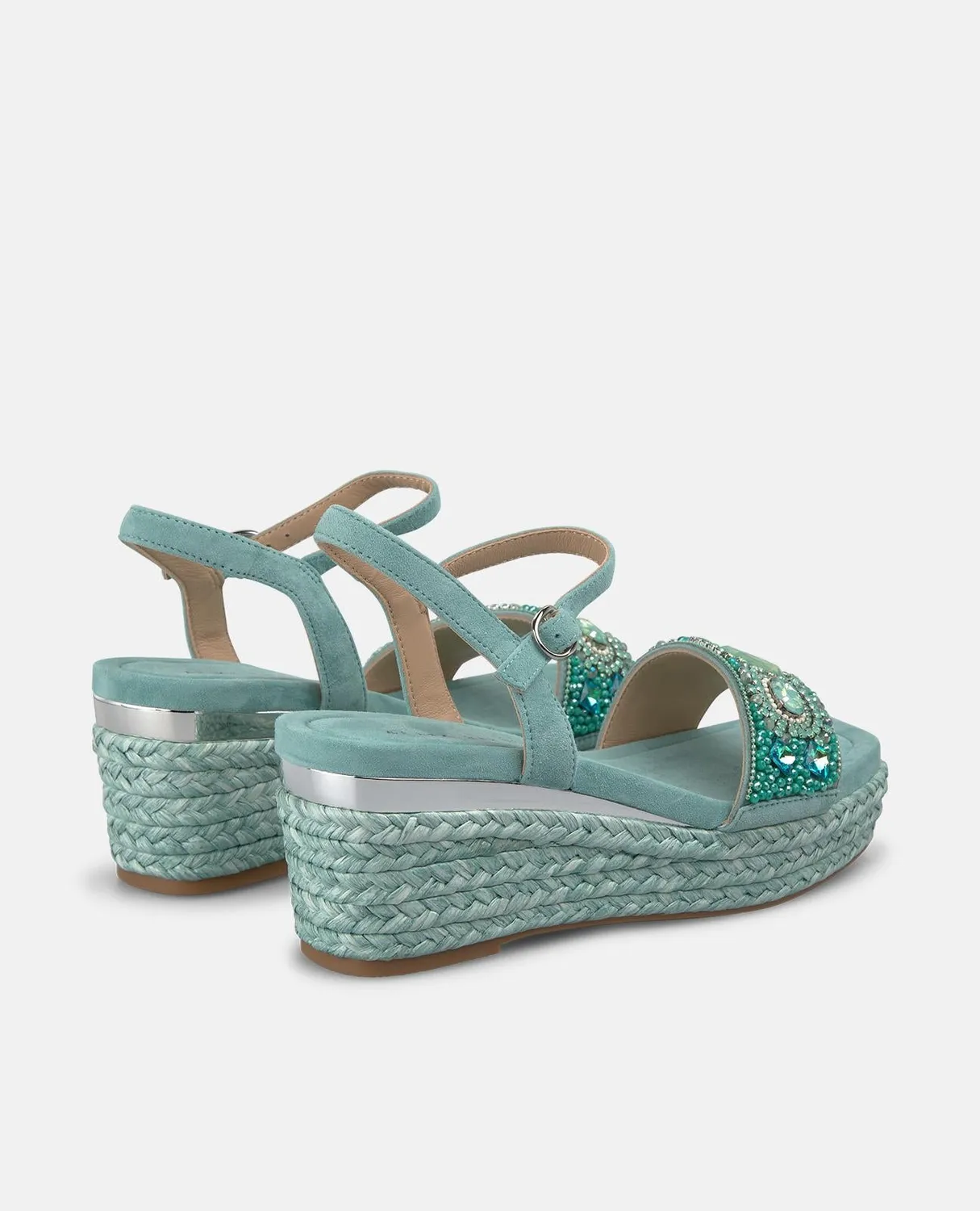 Alma en Pena V266502 sandales compensées jade 7,5 cm