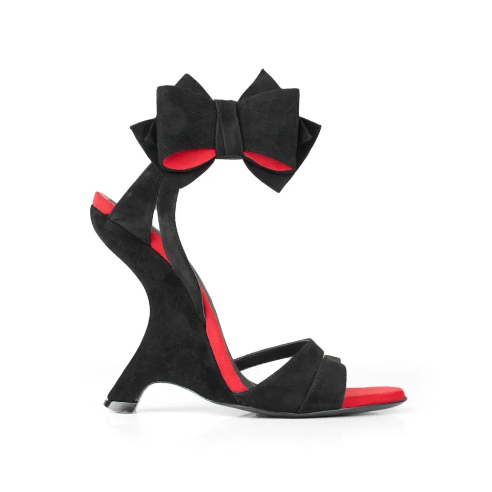Maison Ernest Angelic 120 sandales velours noir