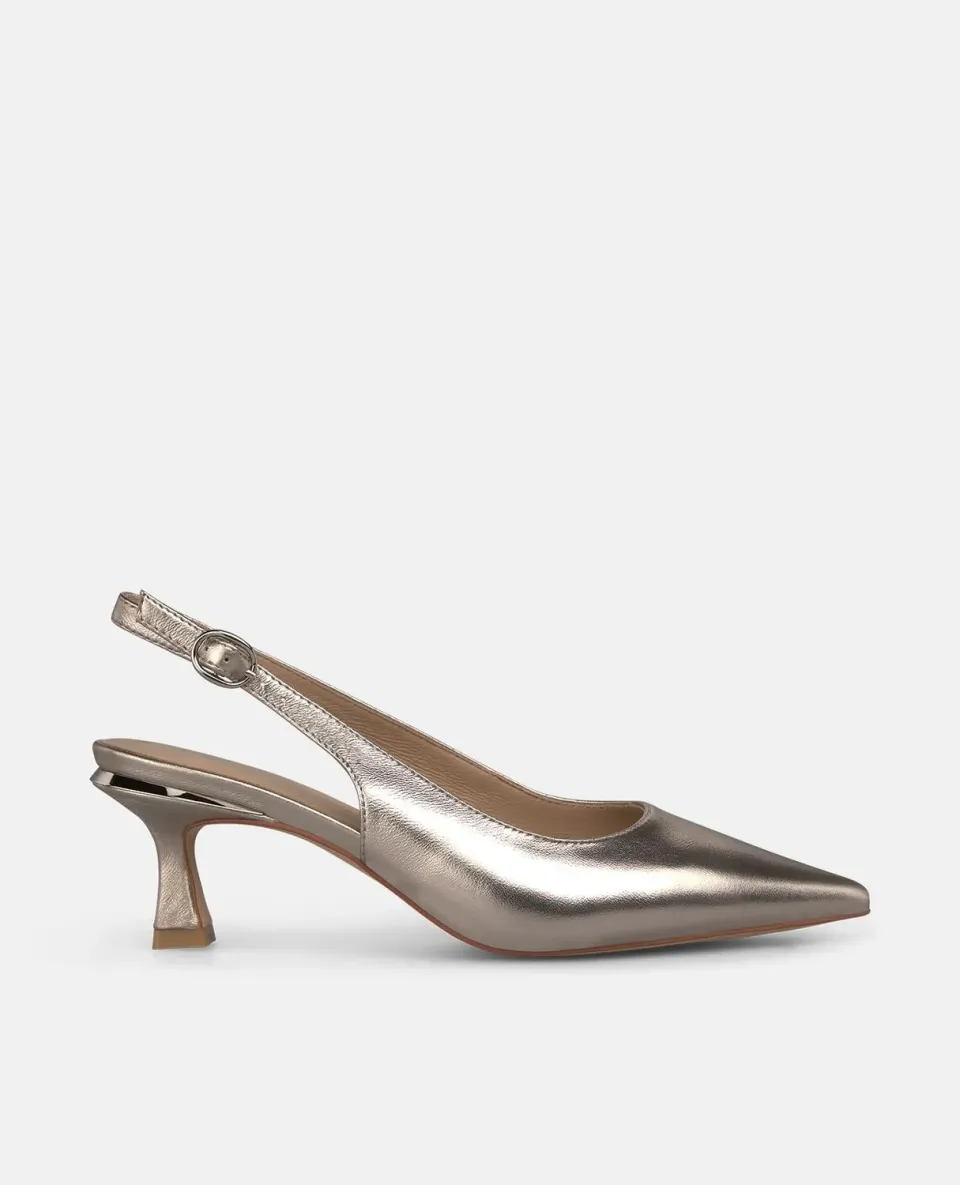 Alma en Pena V261850 escarpins slingback bronze talon 6 cm