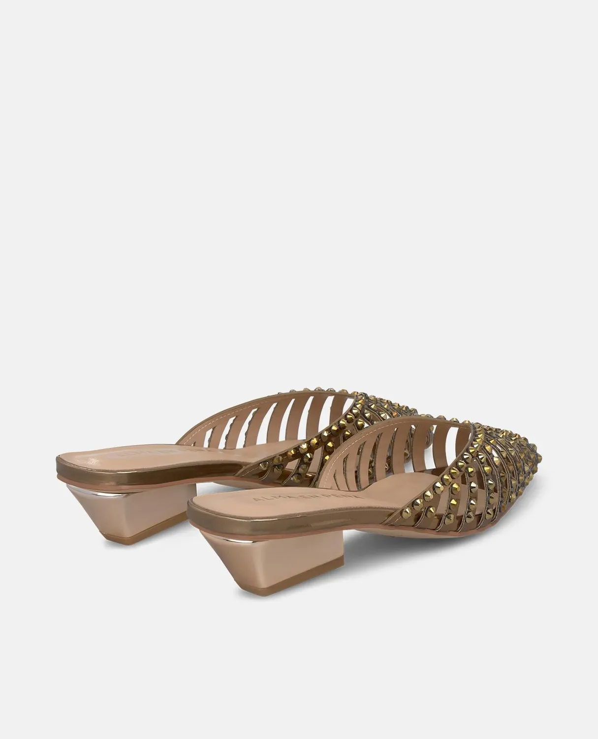 Alma en Pena V260755 mules bronze talon 3 cm