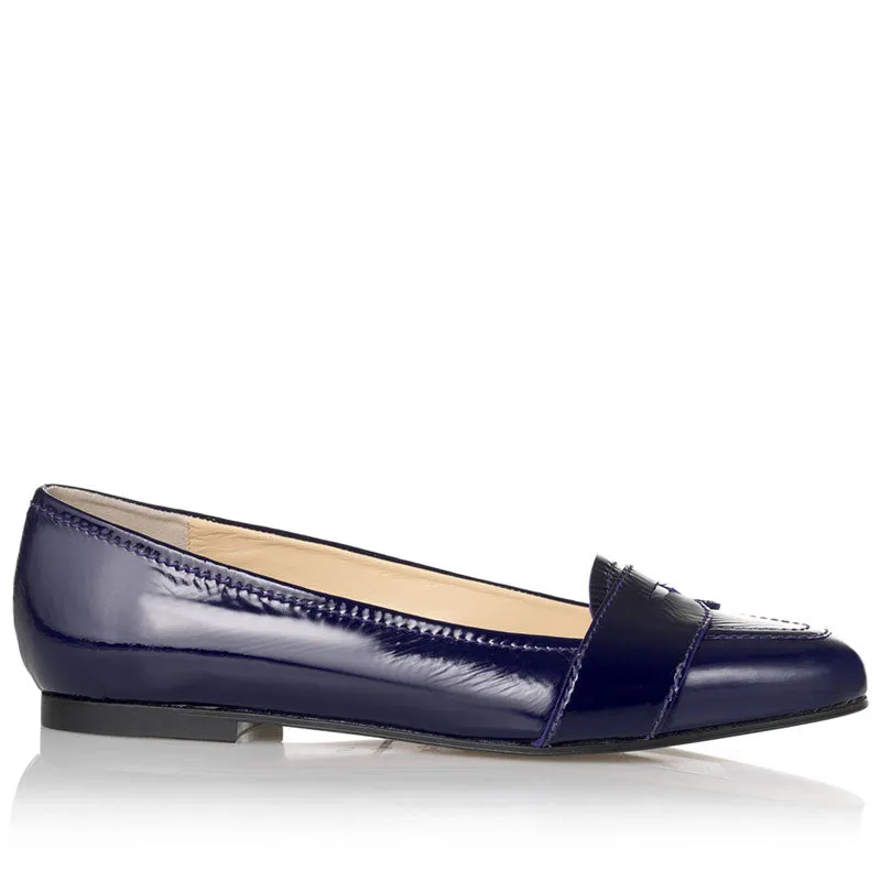 Bégum Paris Boston Vogue violet mocassin 1 cm