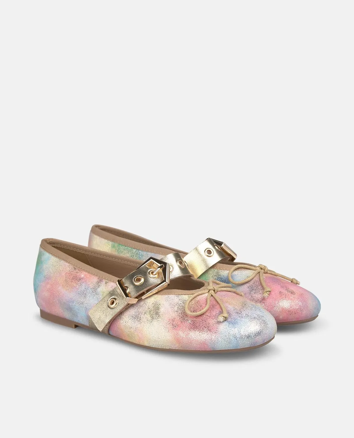 Alma en Pena V261300 ballerines roses cuir fantaisie