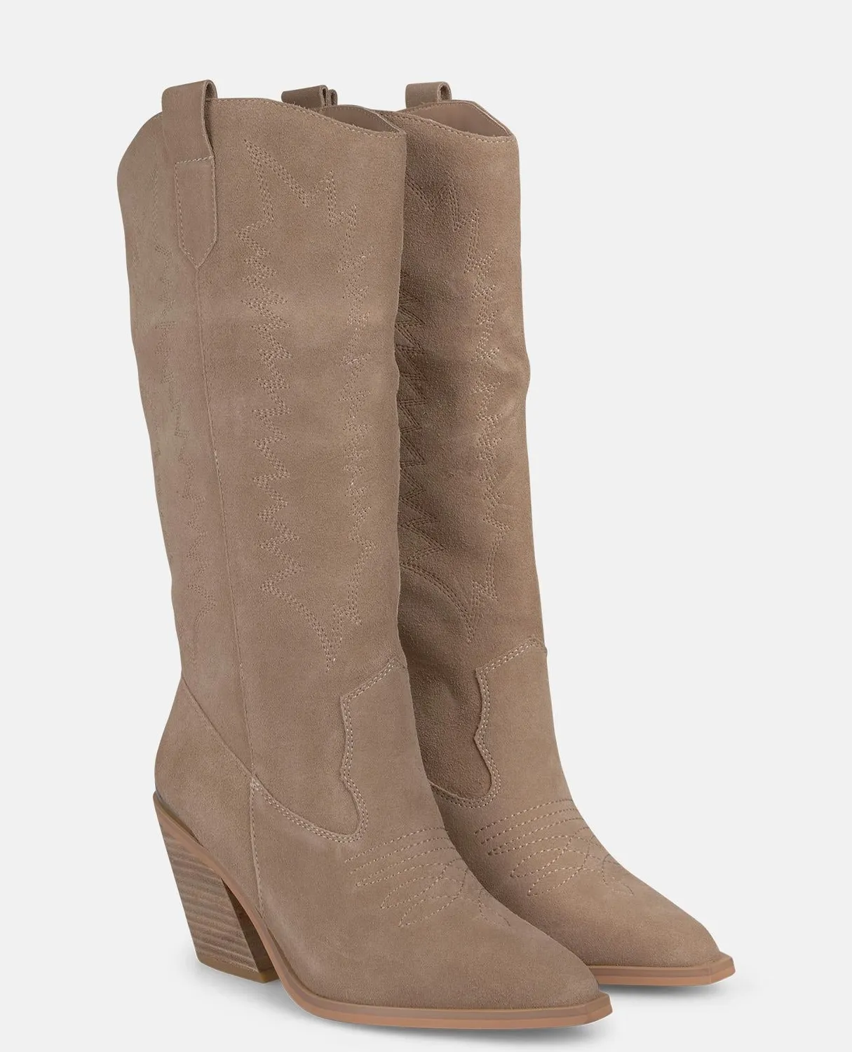 Alma en Pena I2552600 bottes cowboy vison talon 8 cm