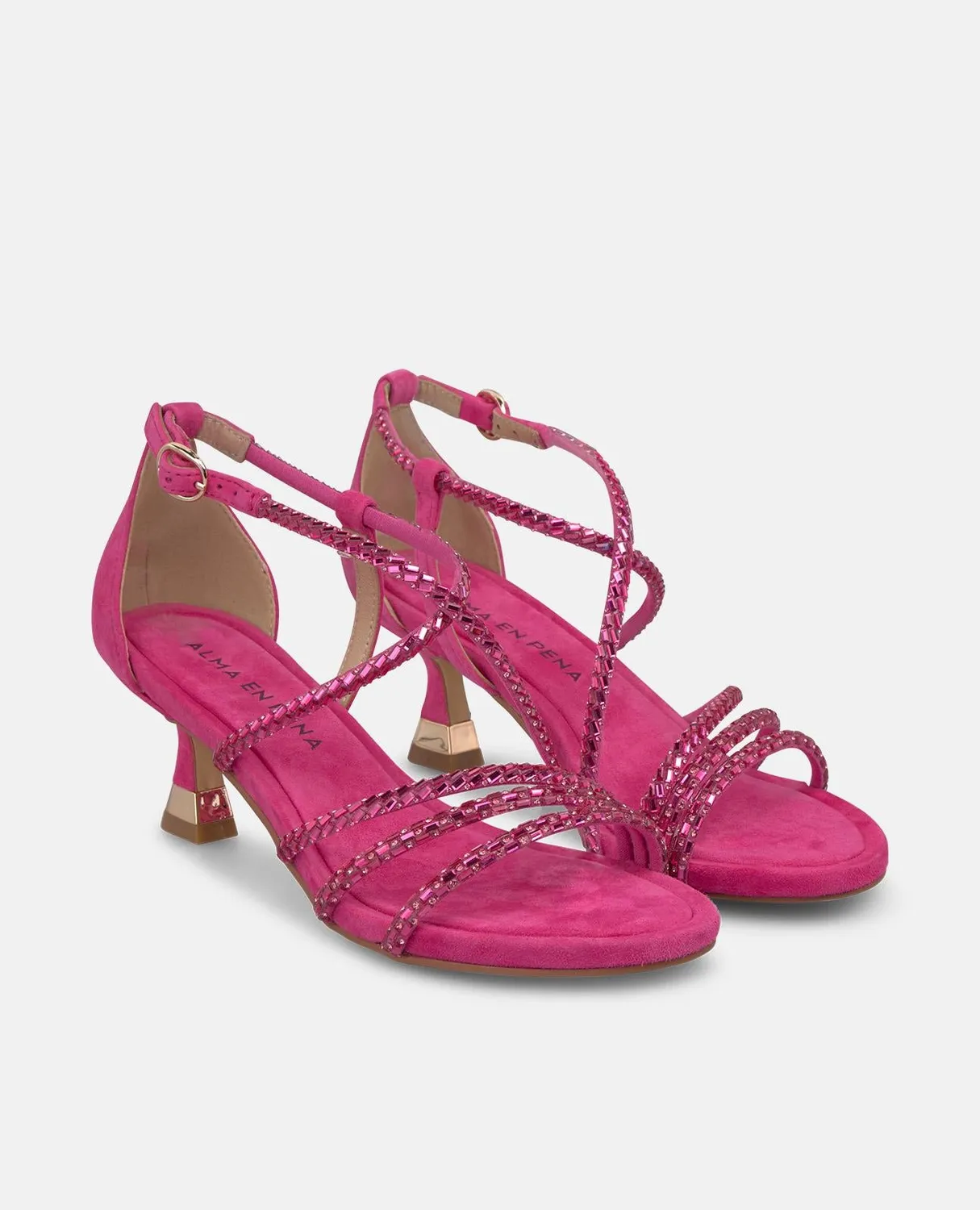Alma en Pena V264900 sandales talon 7 cm fuchsia