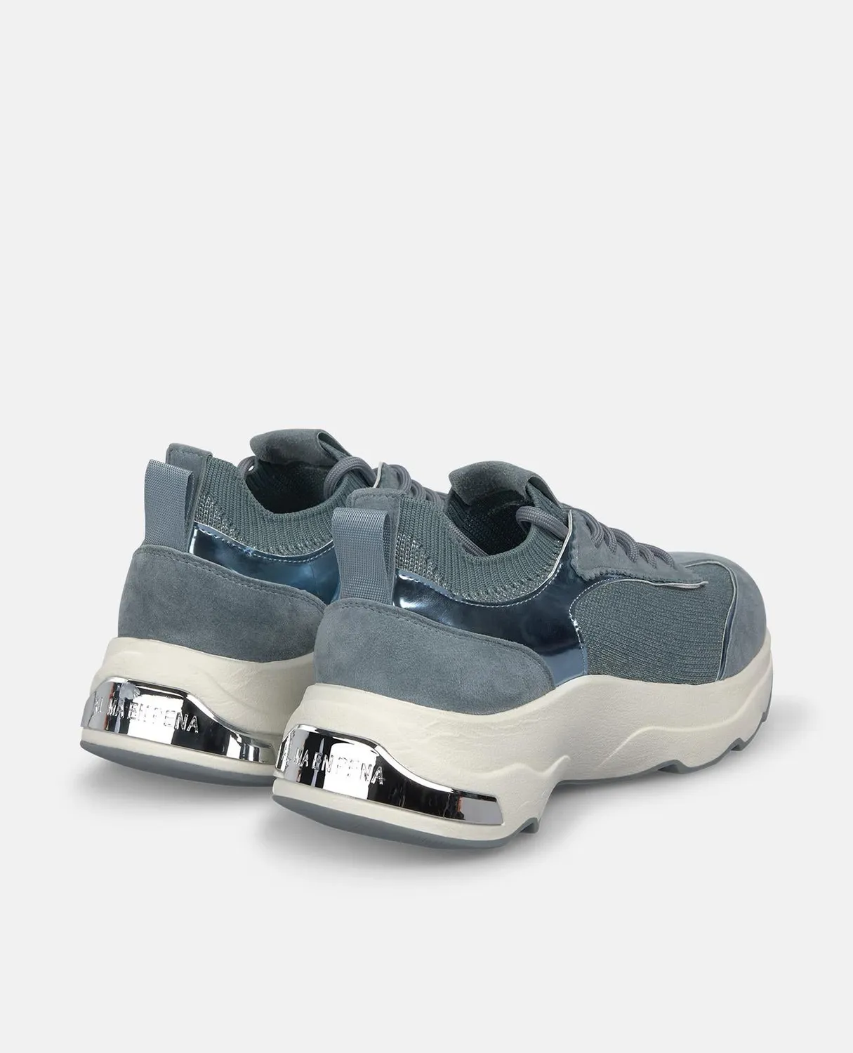 Alma en Pena V2652603 sneakers bleu plateforme 4,5cm