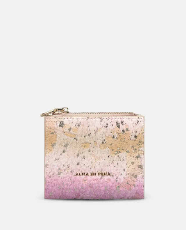 Alma en Pena WT100 portefeuille rose cuir