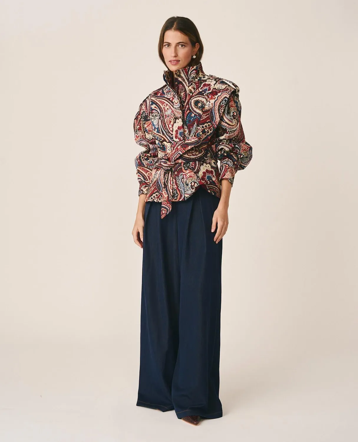 Alma en Pena I26CL1100 veste paisley coton multicolore