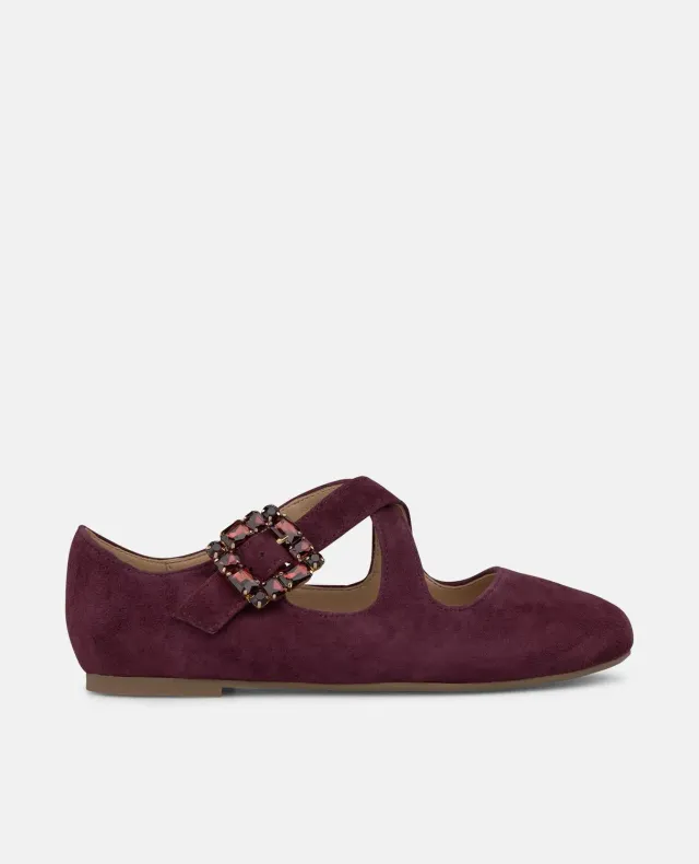 Alma en Pena I260052 ballerines bordeaux ante plates