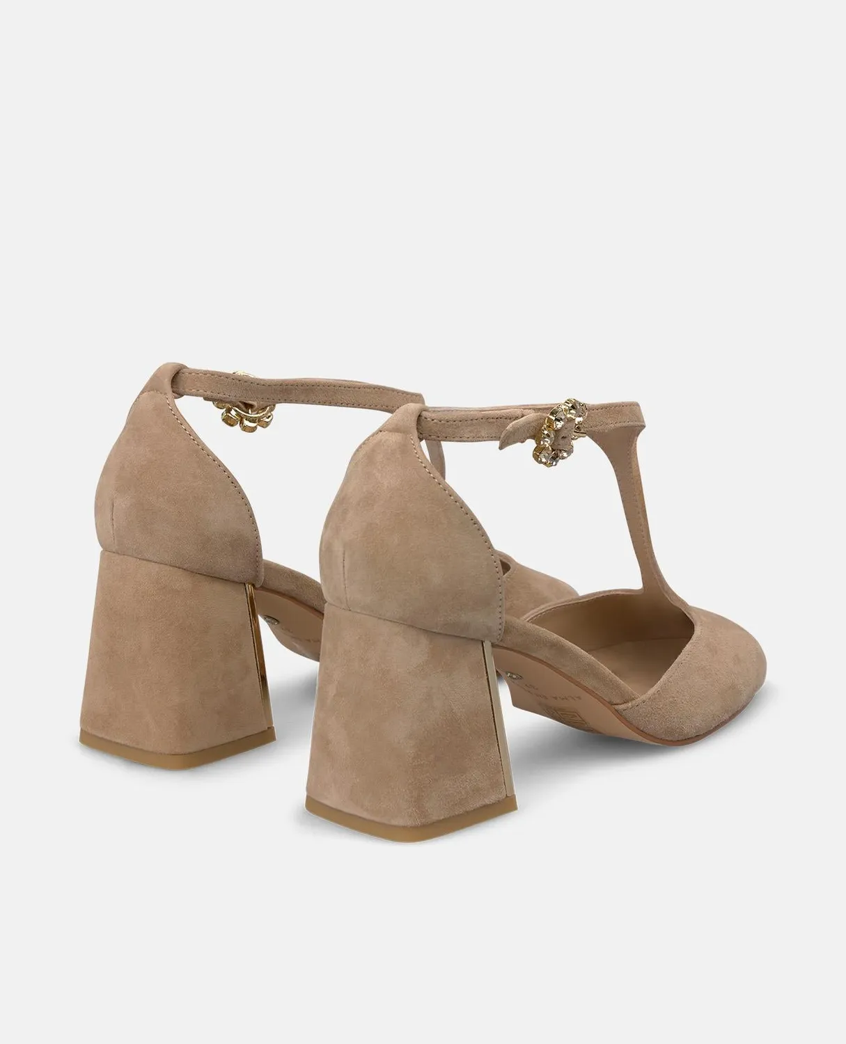 Alma en Pena I260164 escarpins sable ante talon 7 cm