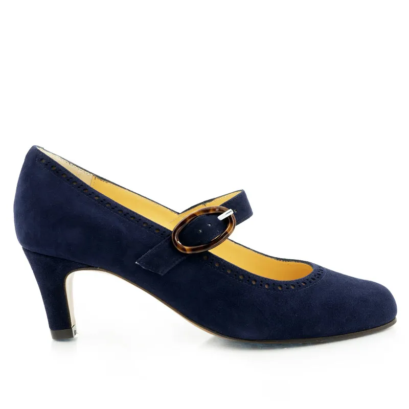 Bégum Paris Aliénor babies velours bleu marine
