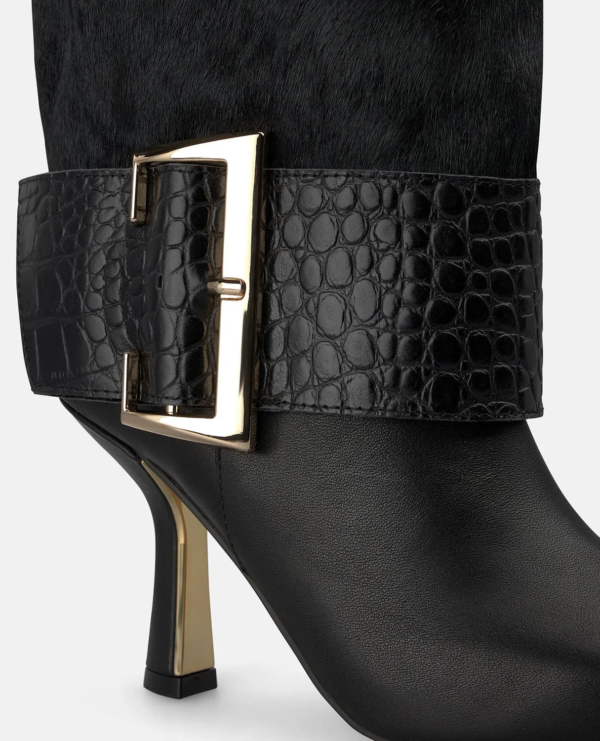 Alma en Pena I260405 bottes cuir noires 8,5 cm