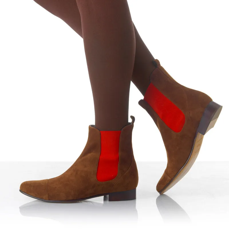 Bégum Paris Amazone cacao boots chelsea élastique 20 mm
