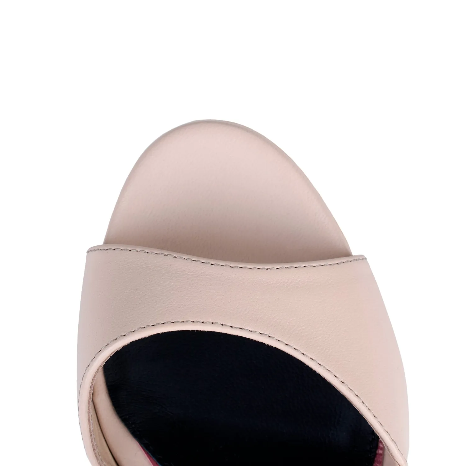 Maison Ernest Flavien Plateforme 120 sandales nude raphia