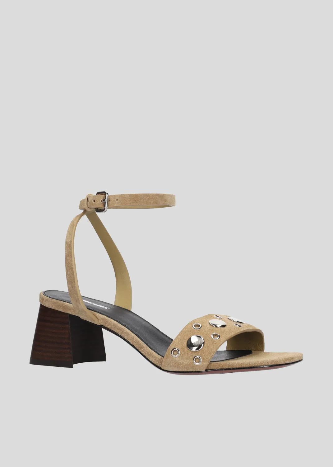 Lola Cruz Maïna 55 sandales à talon taupe 5,5 cm