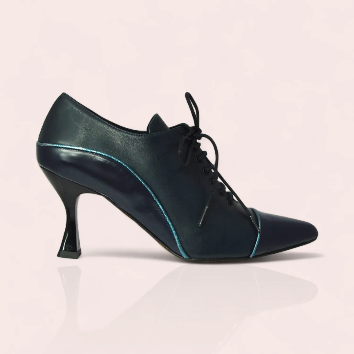 Karine Arabian LECOURBE escarpin bordeaux cuir 70mm