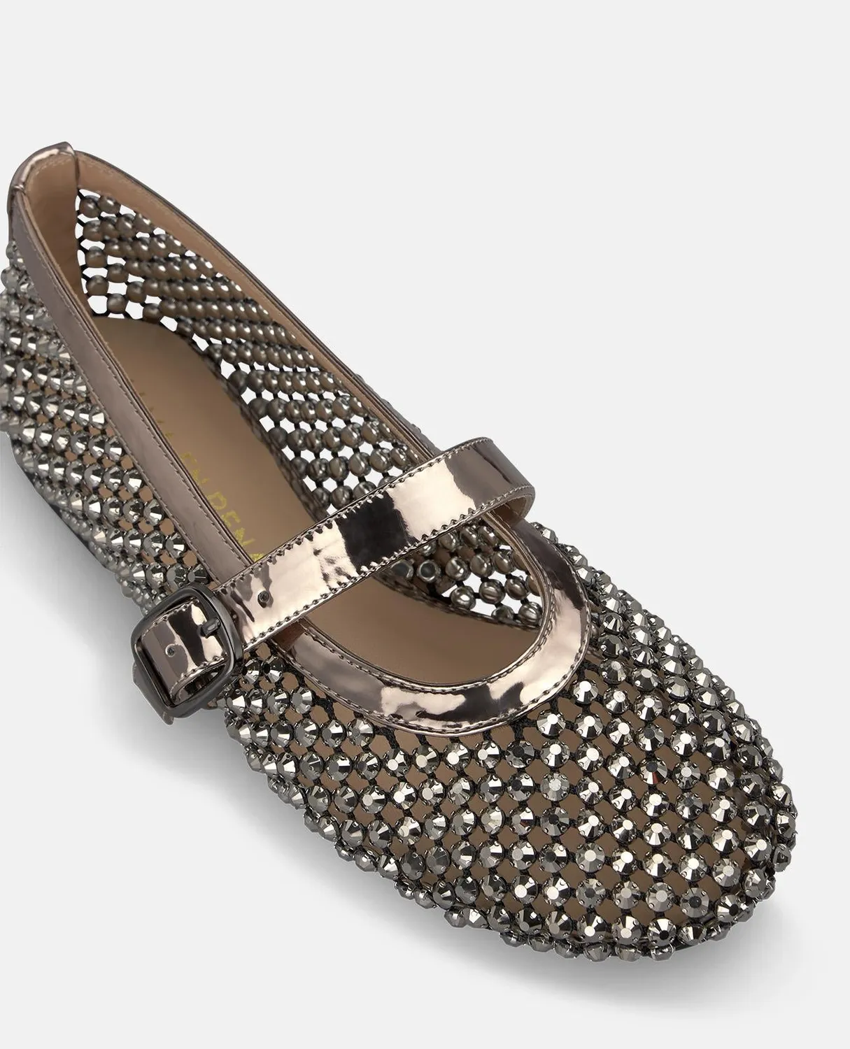Alma en Pena V261255 ballerines argenté maille métallique