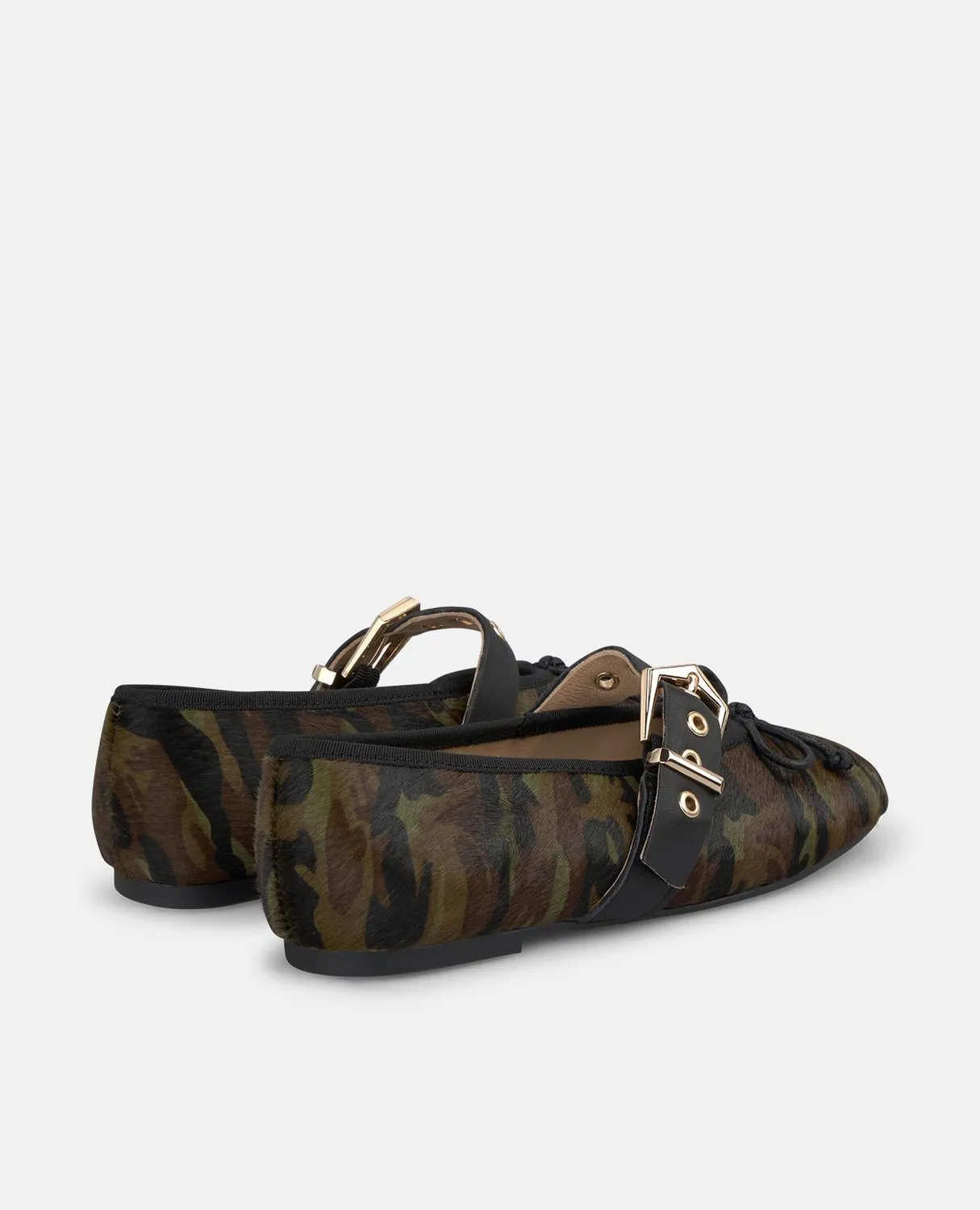 Alma en Pena I250165 ballerines cuir vert talon 0,8 cm