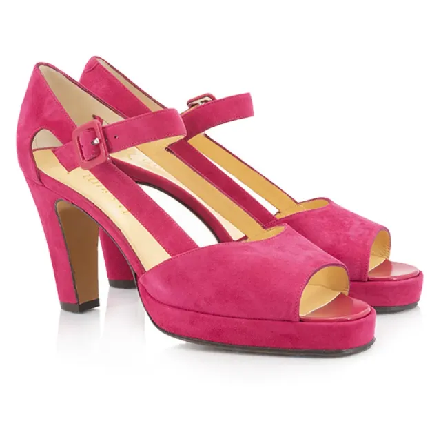 Bégum Paris Iléana babies rose daim talon 8cm