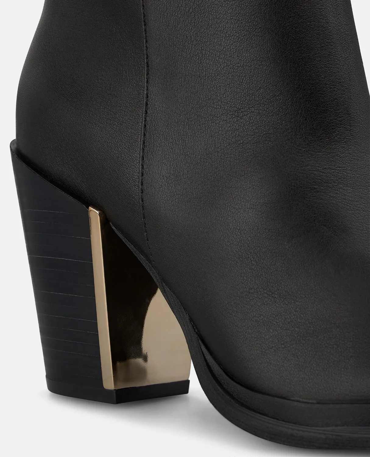 Alma en Pena I260785C bottines cuir noir animal 8,5 cm