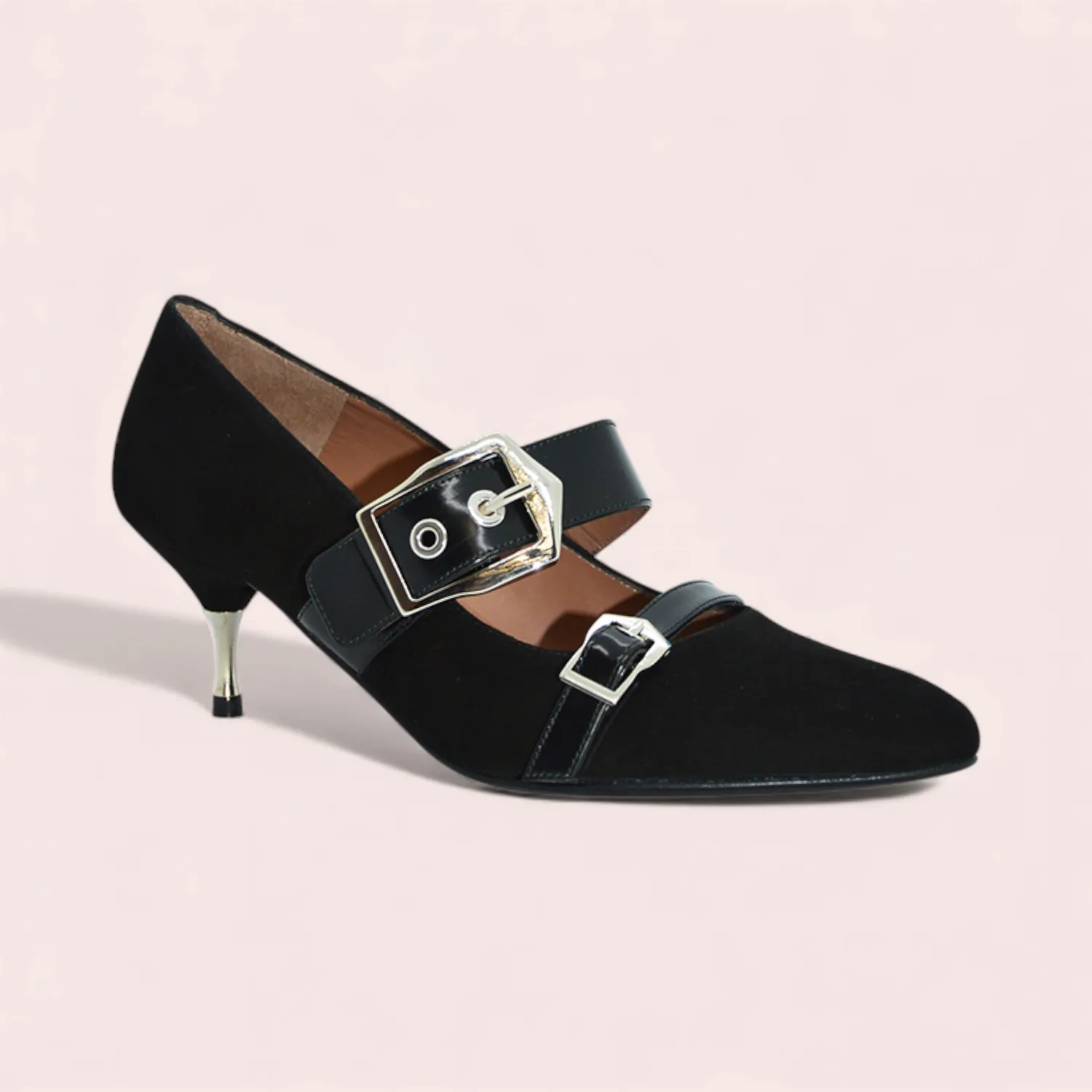 Karine Arabian KITTY escarpin tartan talon 55