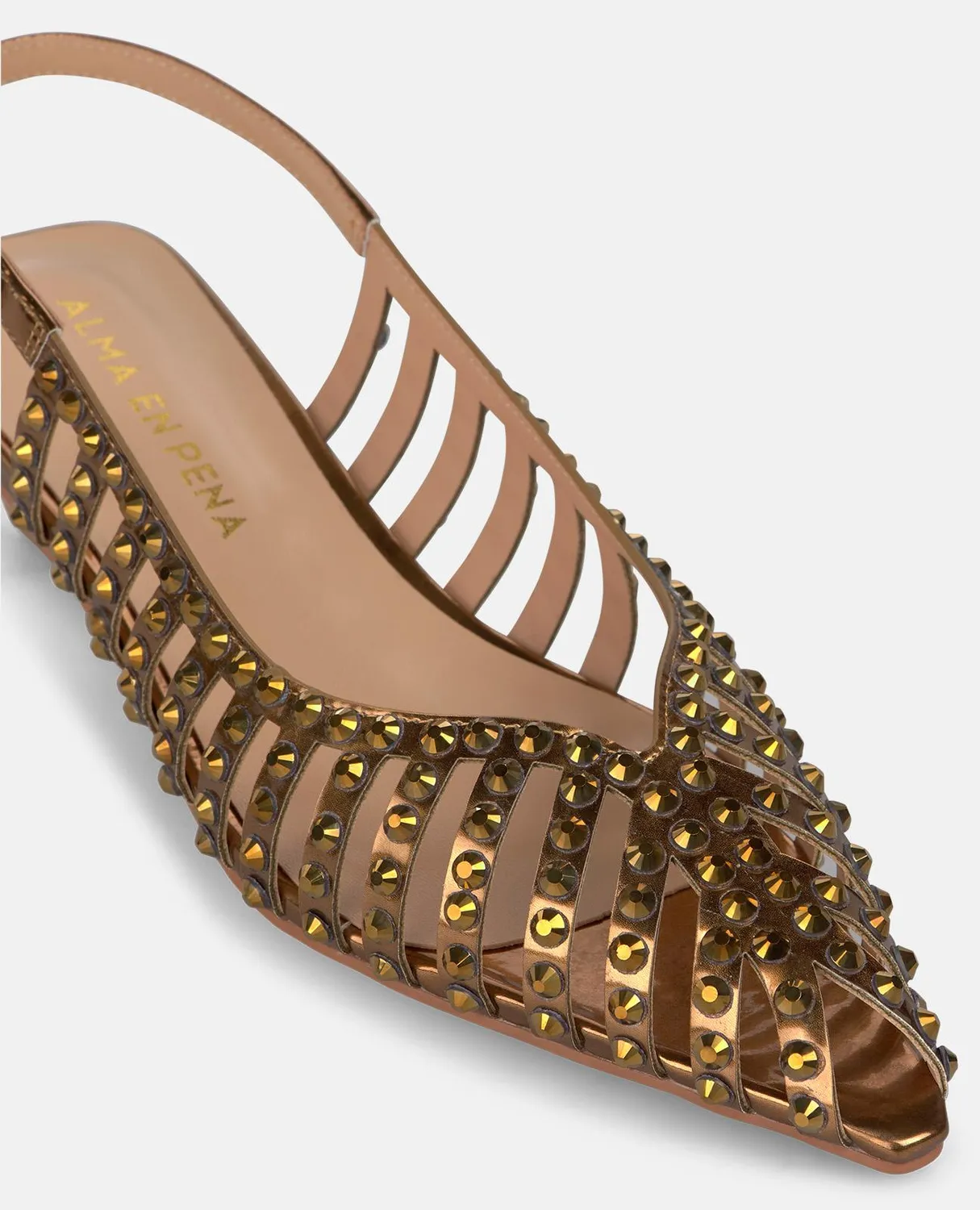 Alma en Pena V260754 escarpins bronze talon 5 cm
