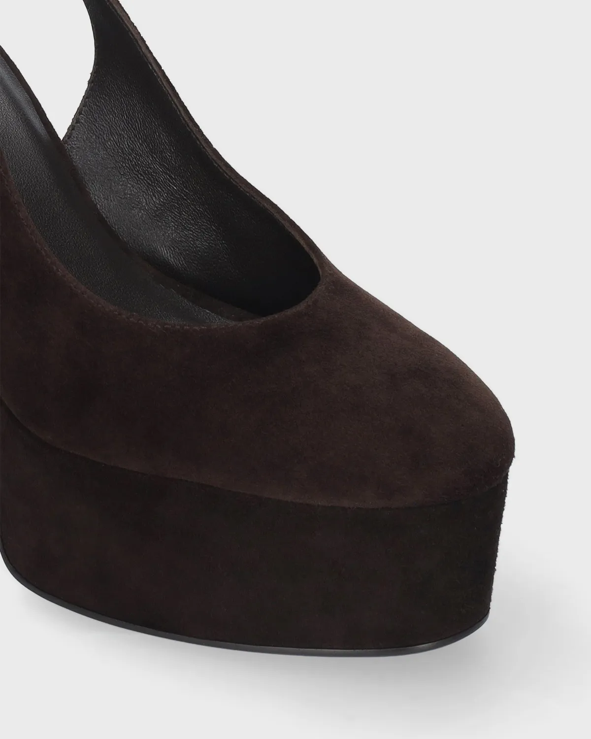 Lola Cruz Lea Platforms 130 sandales à talons chocolat