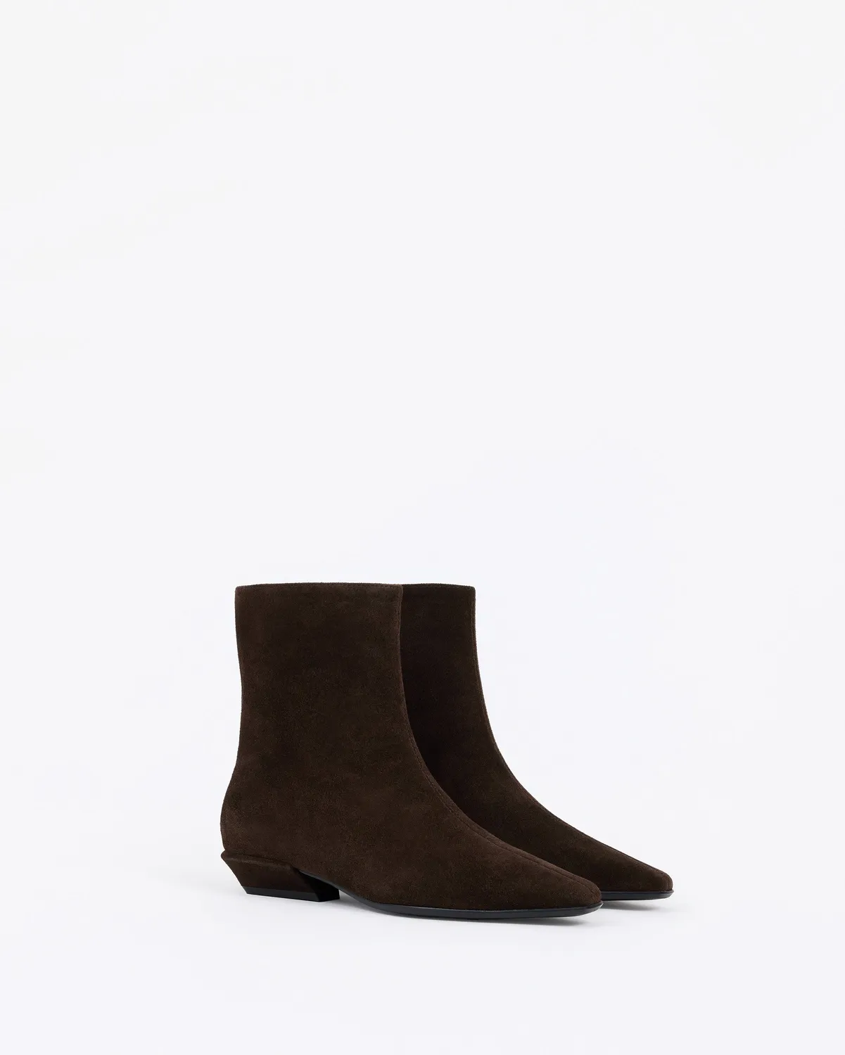 Mi/Mai Tamy Chocolate Suede bottines daim