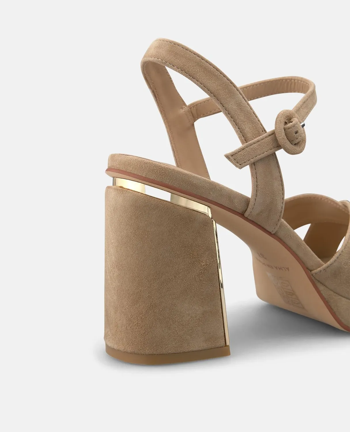 Alma en Pena V262651 sandales cuir sable talon large 8,5 cm