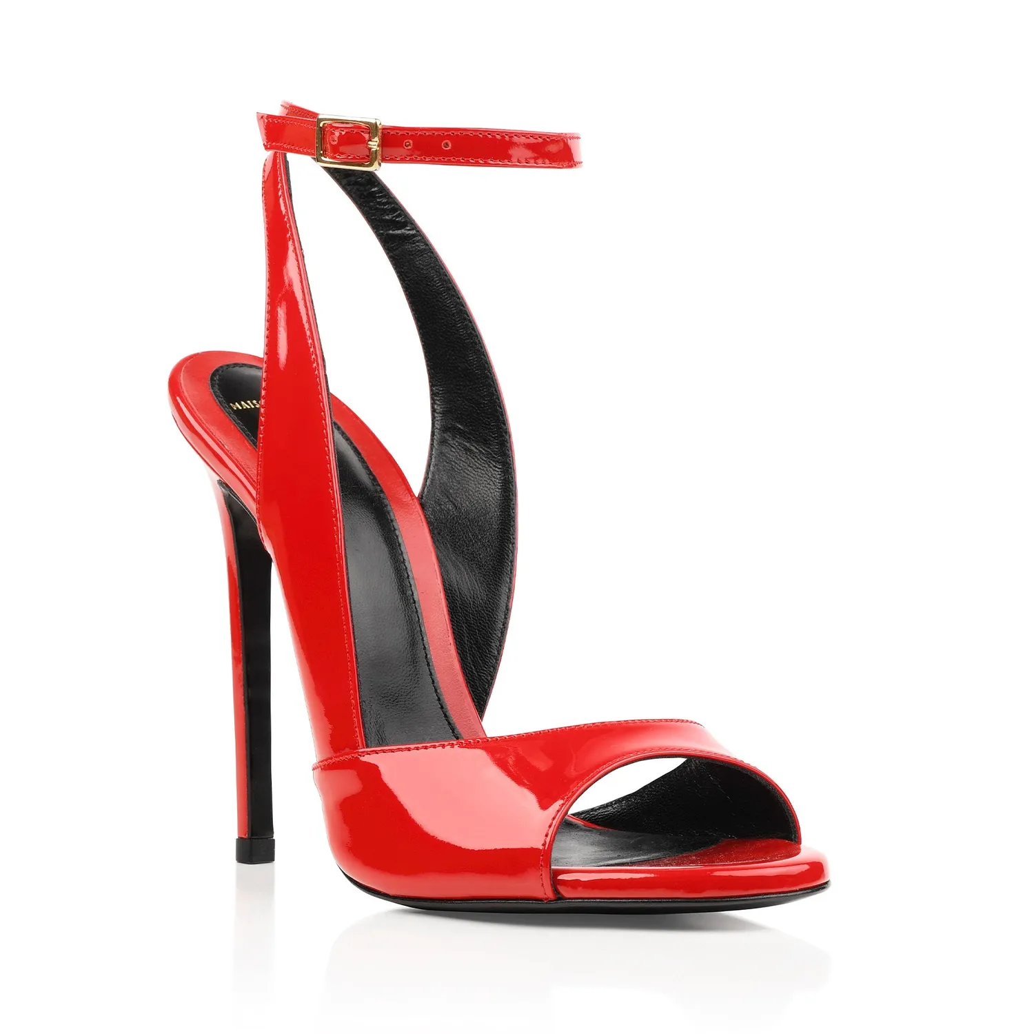 Maison Ernest Flavien 120 sandales rouge cuir vernis
