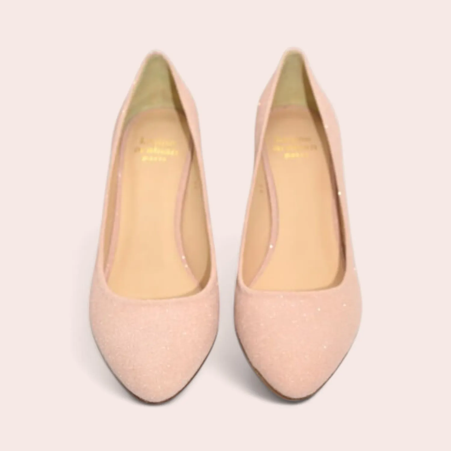Karine Arabian Yeva escarpin velours rose talon 65 mm