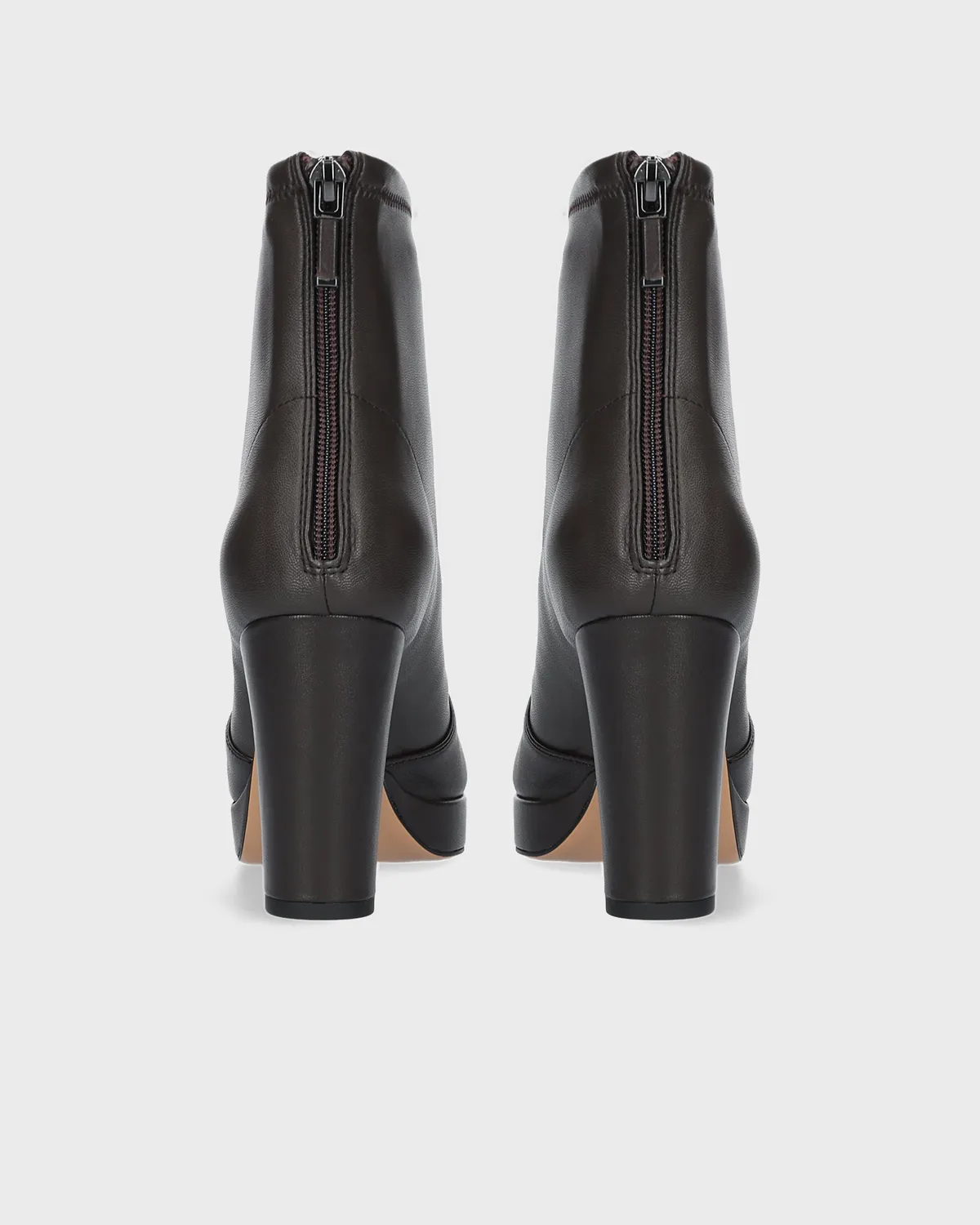 Lola Cruz Mina bottines marron cuir pointure exacte