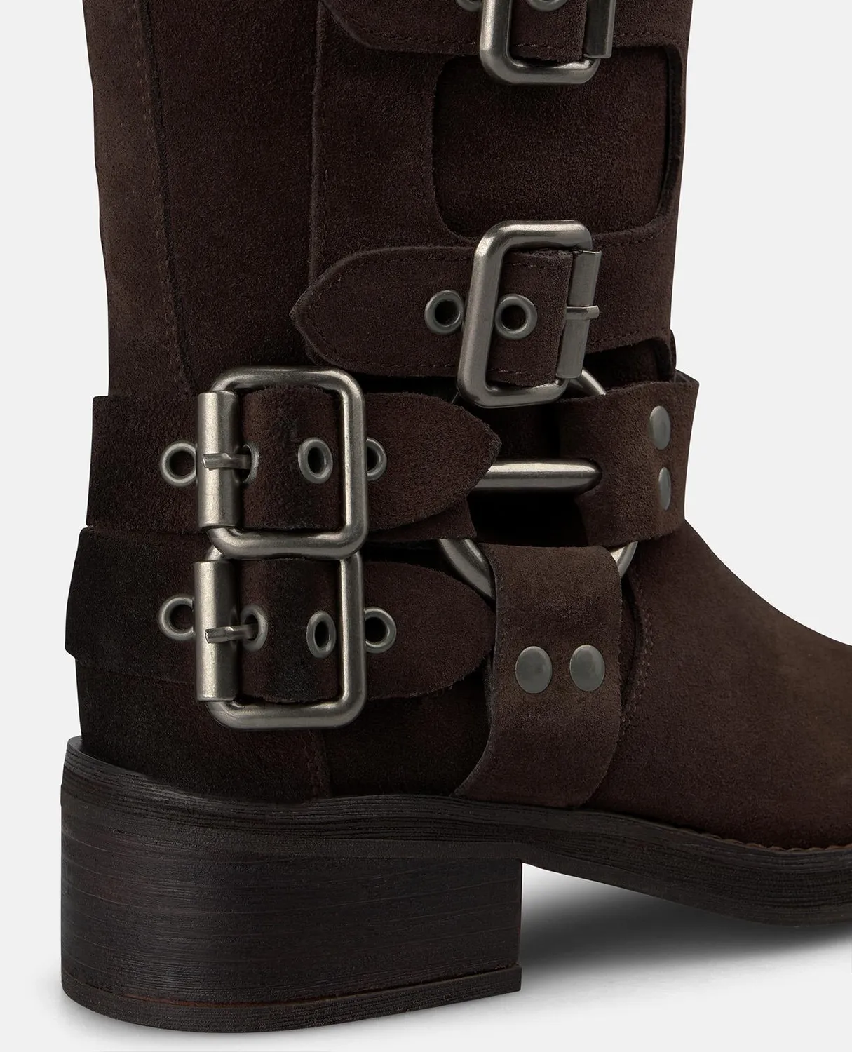 Alma en Pena I260830C bottes marron cuir talon 4,5 cm